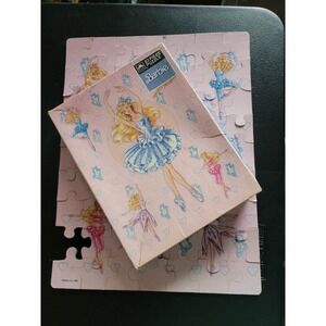1989 Mattel Barbie Ballerina Jigsaw Puzzle Midsing One Piece READ